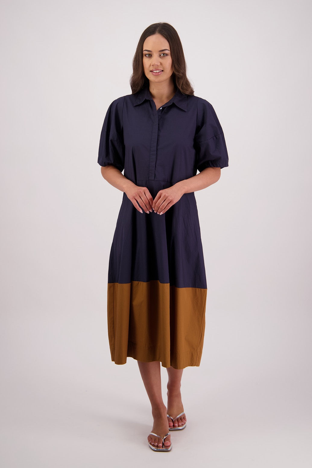 Tamsin Dress / Ink-Tan