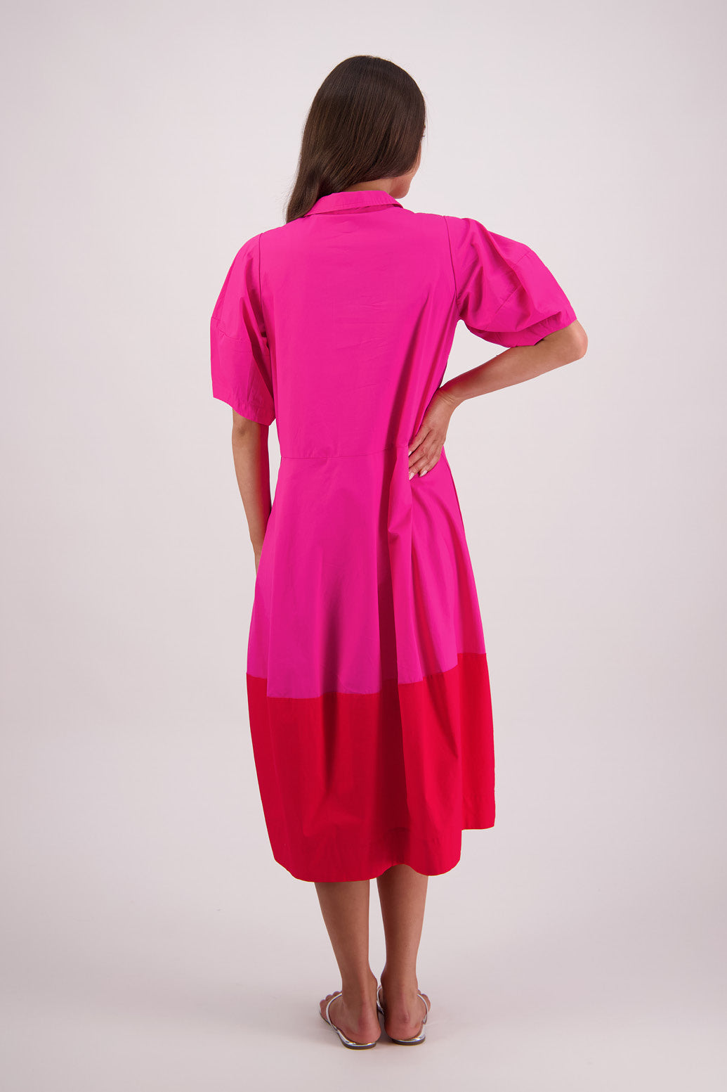 Tamsin Dress / Pink-Red