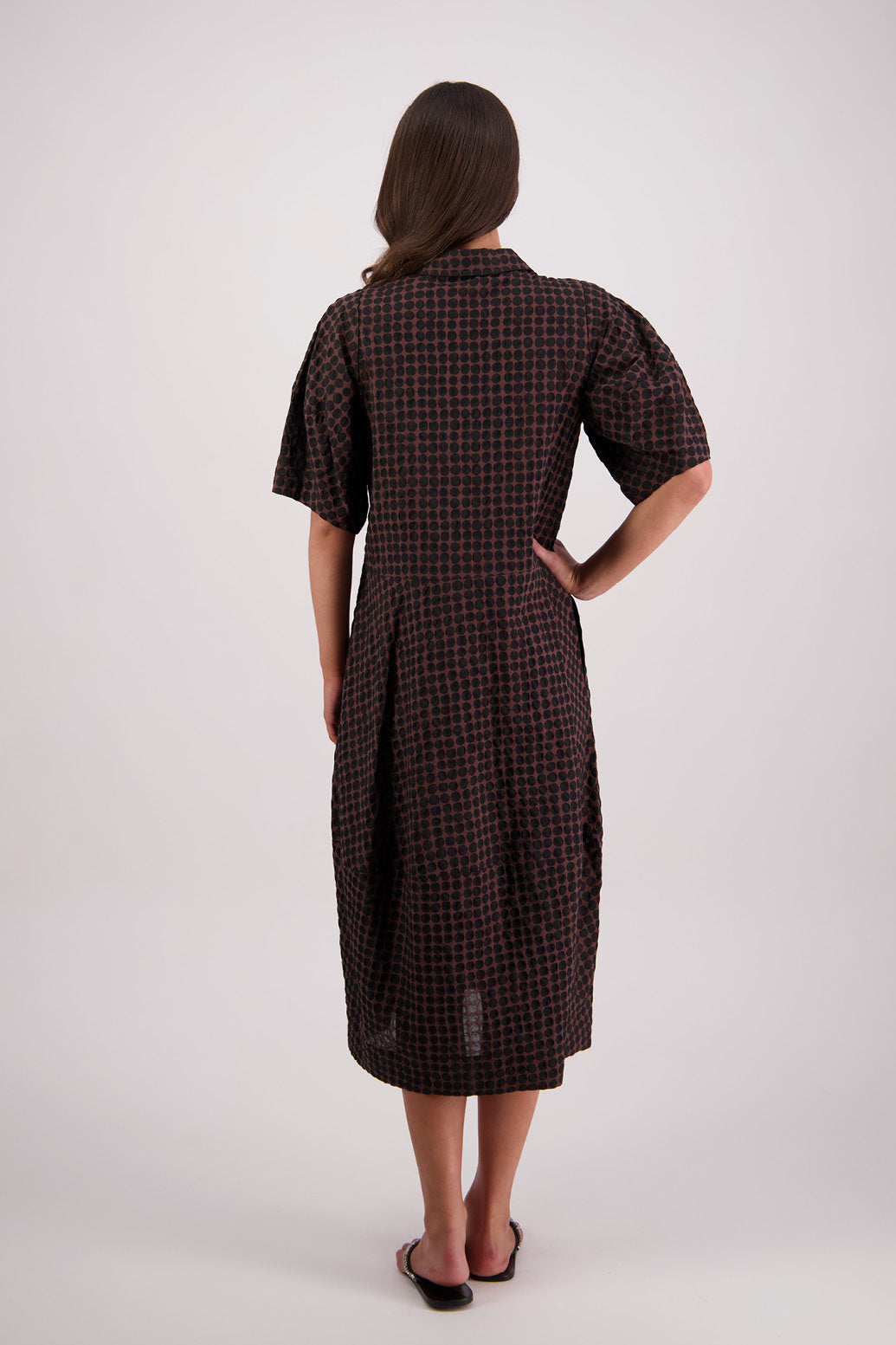 Tatum Dress / Black-Brown
