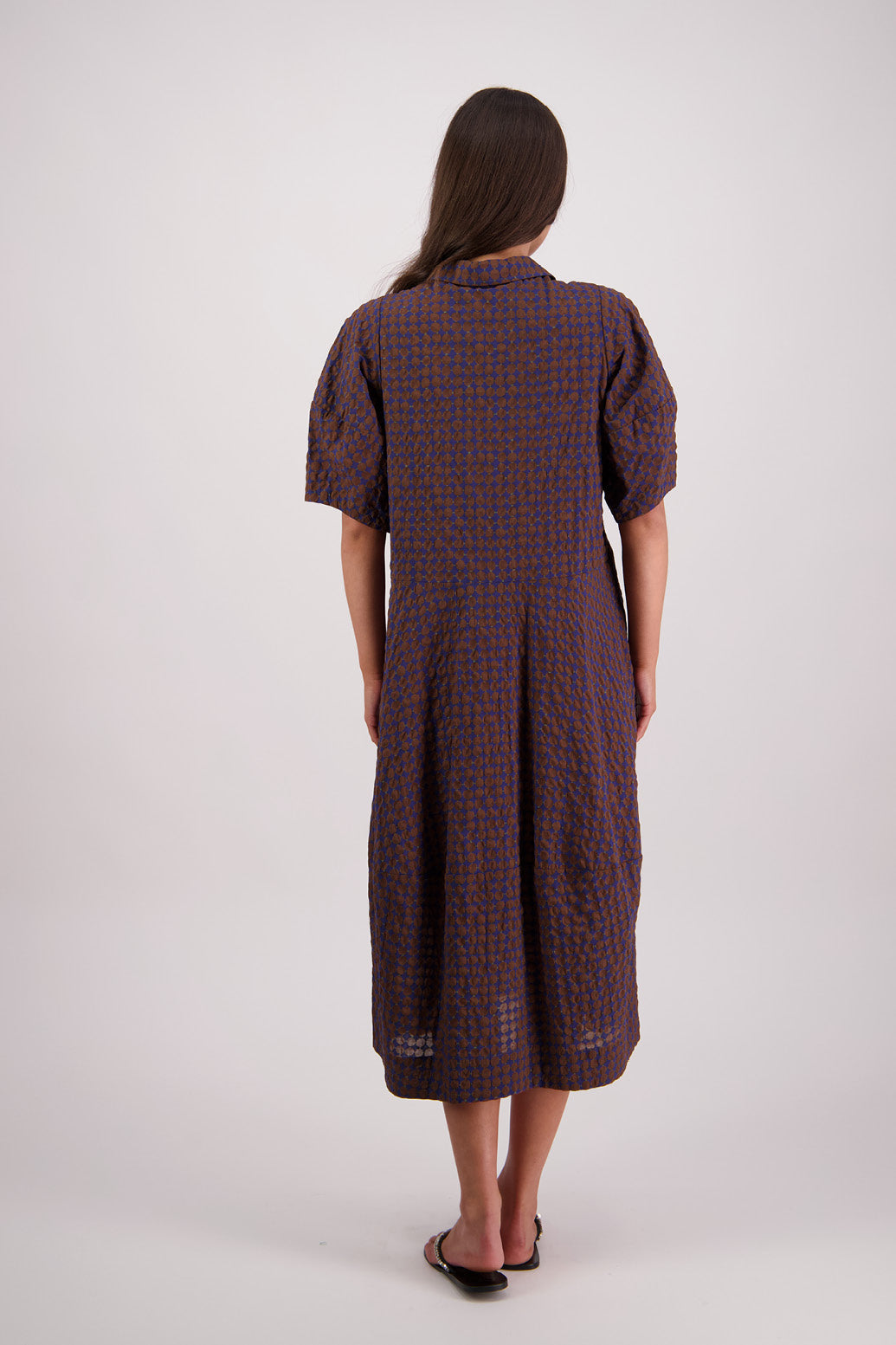 Tatum Dress / Black-Brown