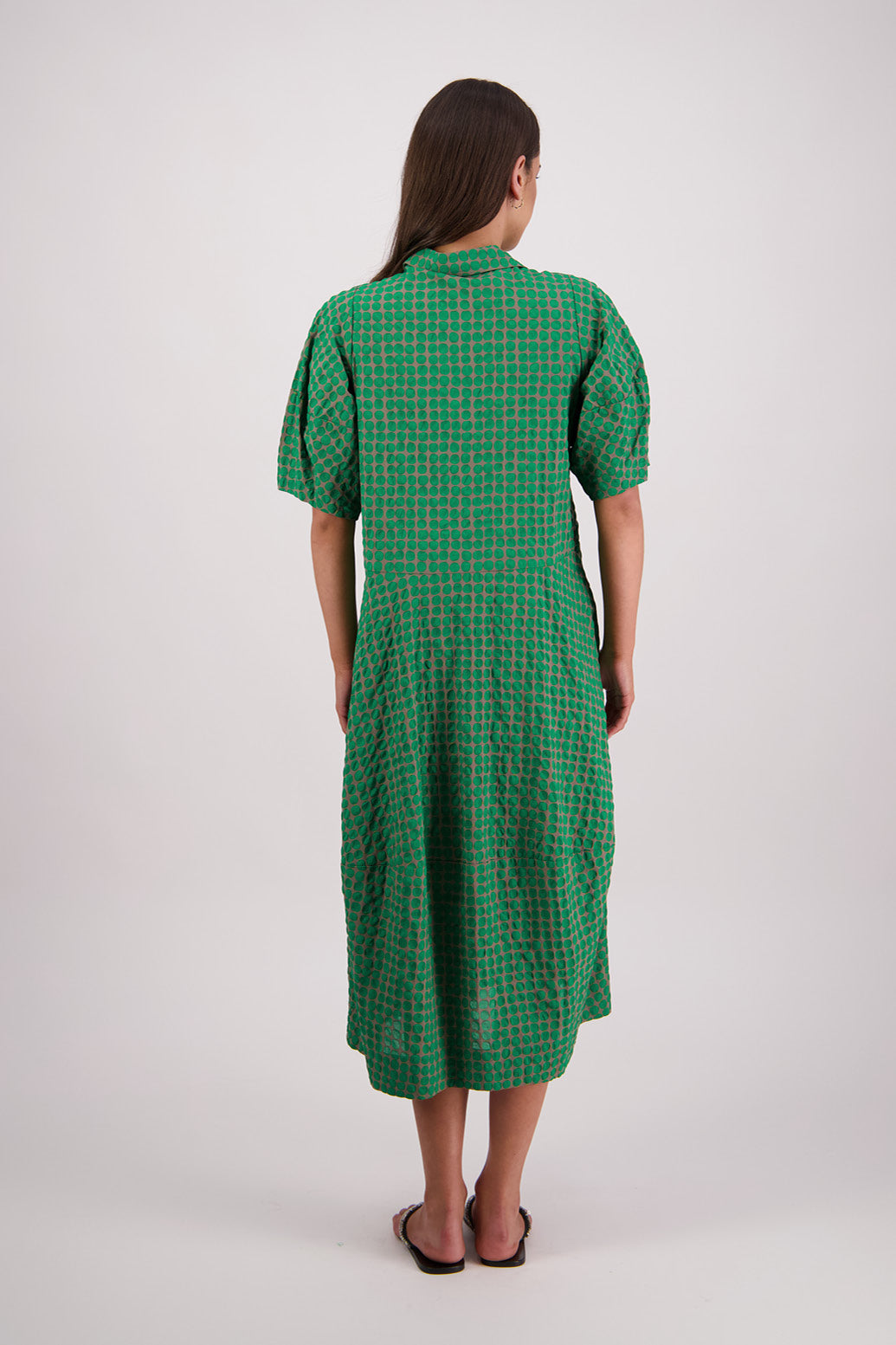 Tatum Dress / Grey-Green