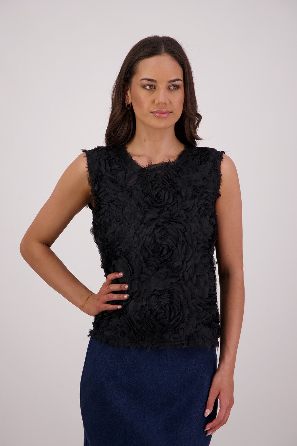 Ted Lace Top / Black
