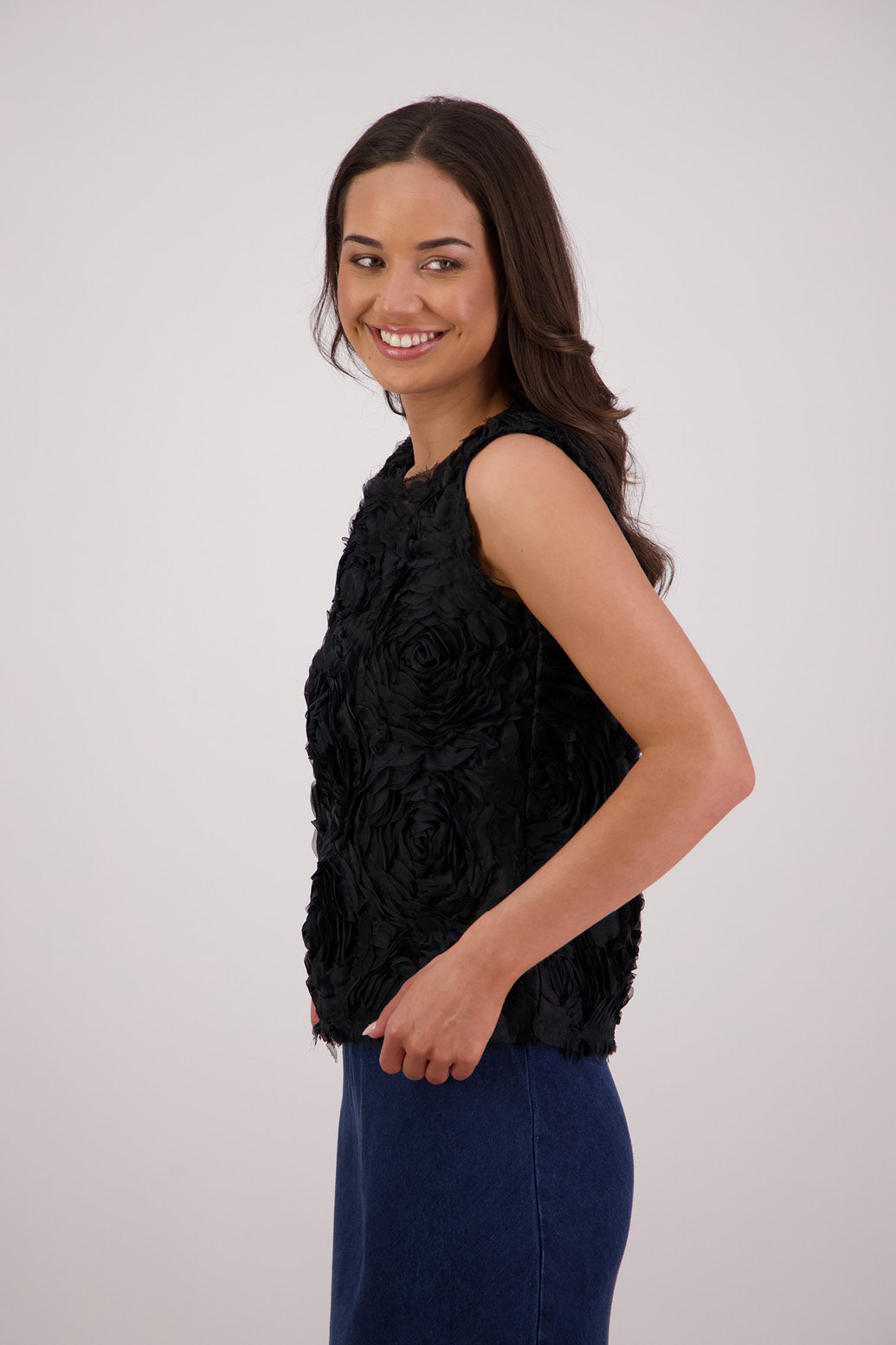 Ted Lace Top / Black
