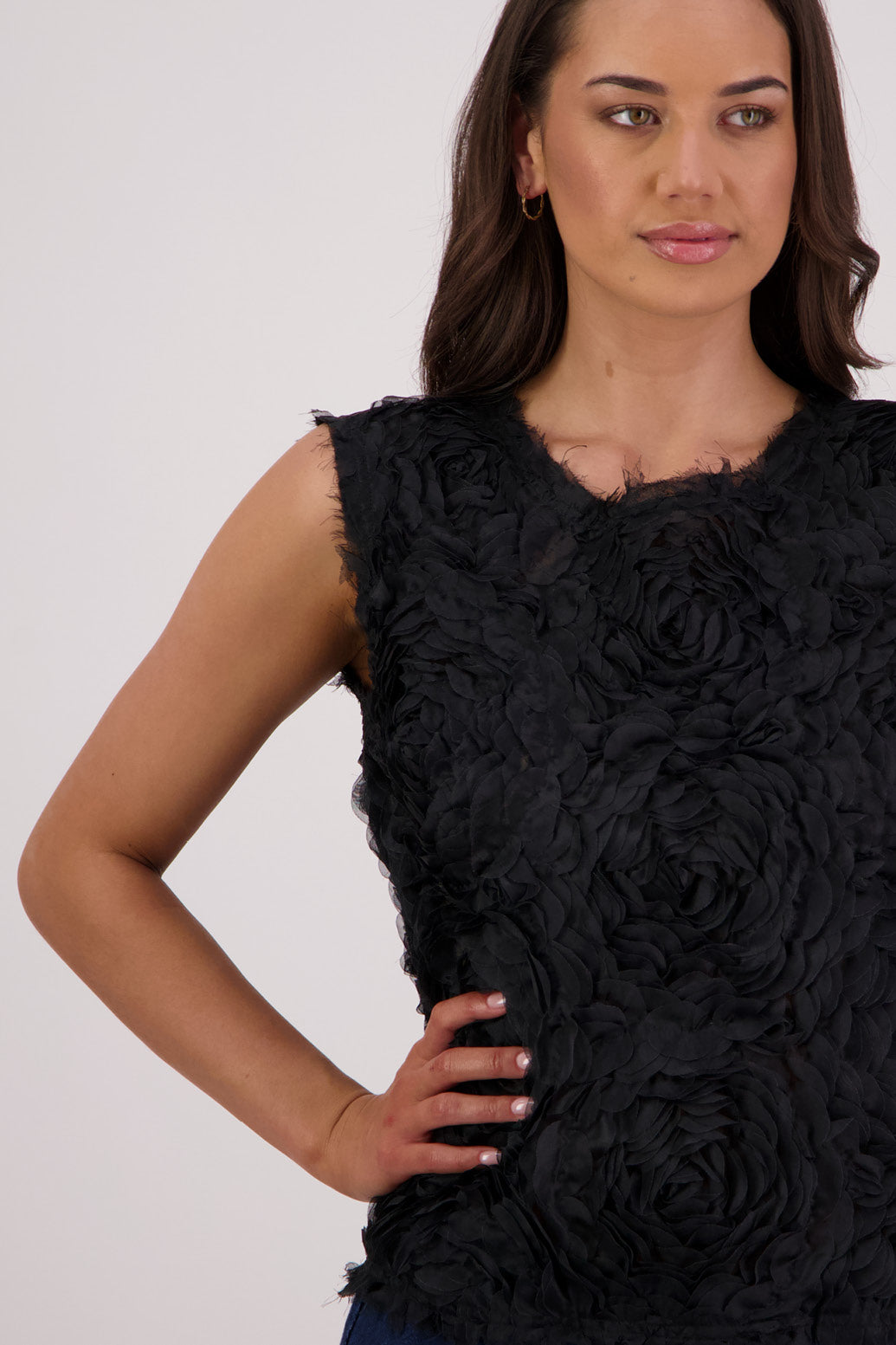 Ted Lace Top / Black