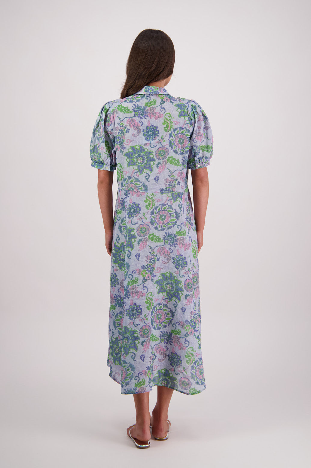 Thelma Dress / Blue Floral