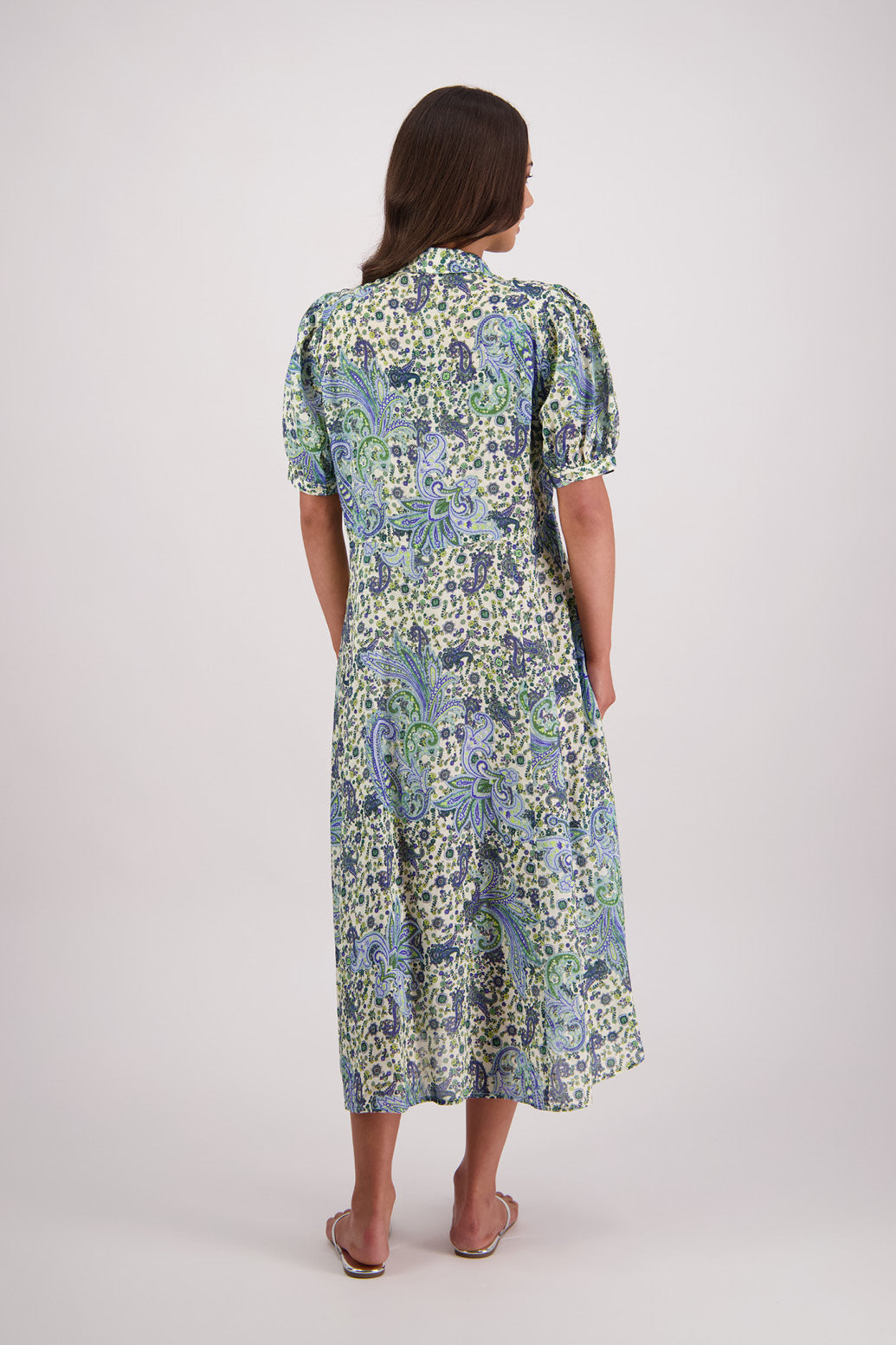Thelma Dress / Blue Paisley
