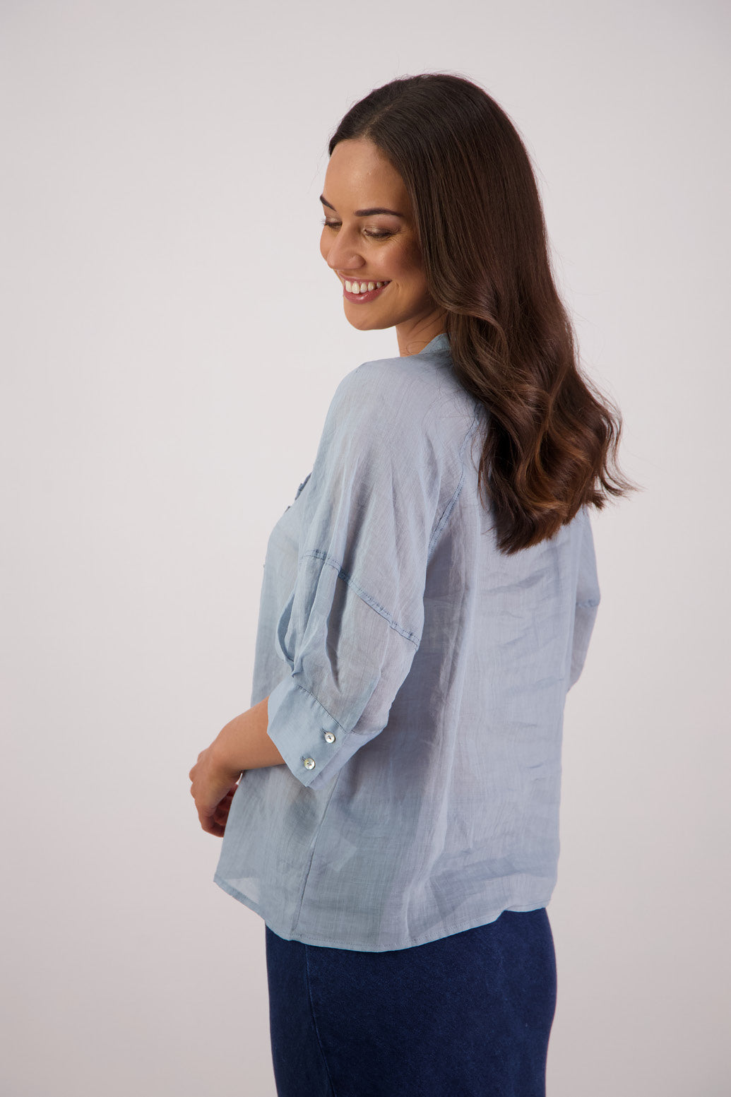 Tiffany Blouse / Cornflour