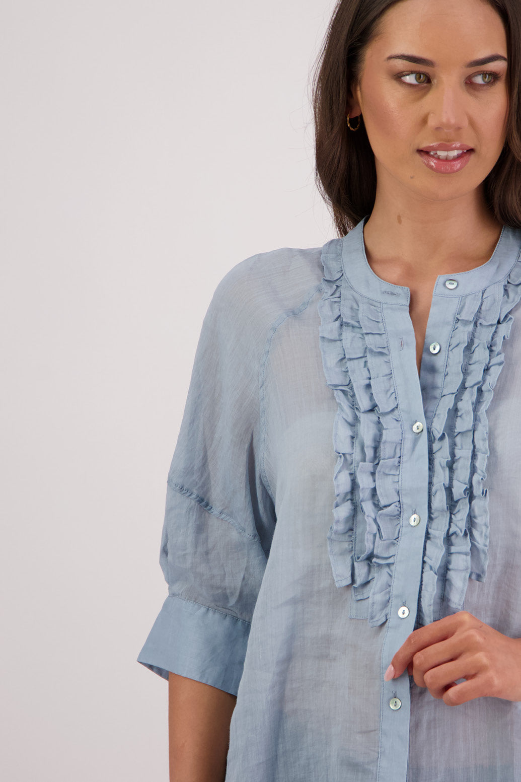 Tiffany Blouse / Cornflour