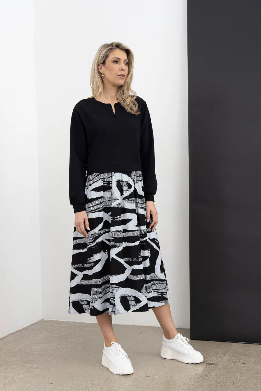 Conscious Dress / Ivory Print