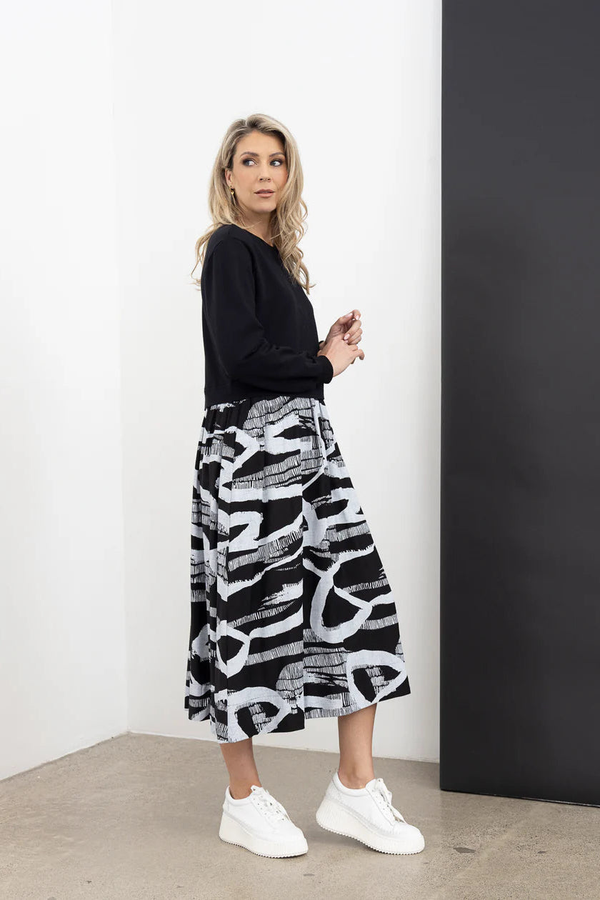 Conscious Dress / Ivory Print