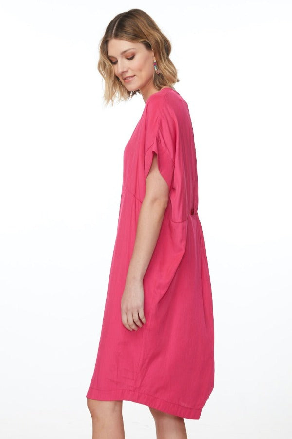 Back Detail Dress /Pink