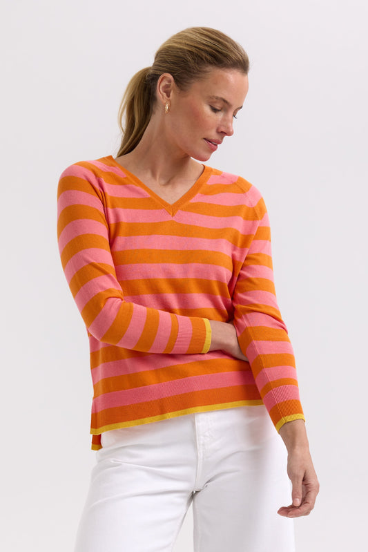 Essential Stripe V / Carrot