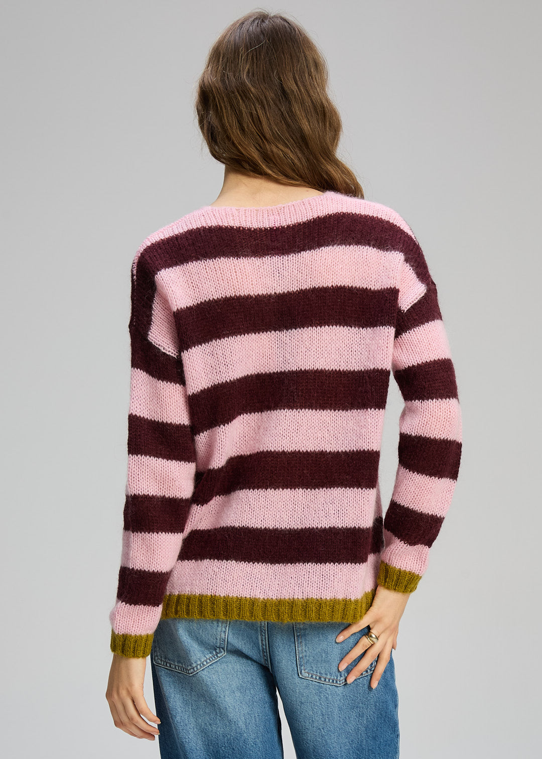 Cozy Kid Stripe V / Sugar Plum