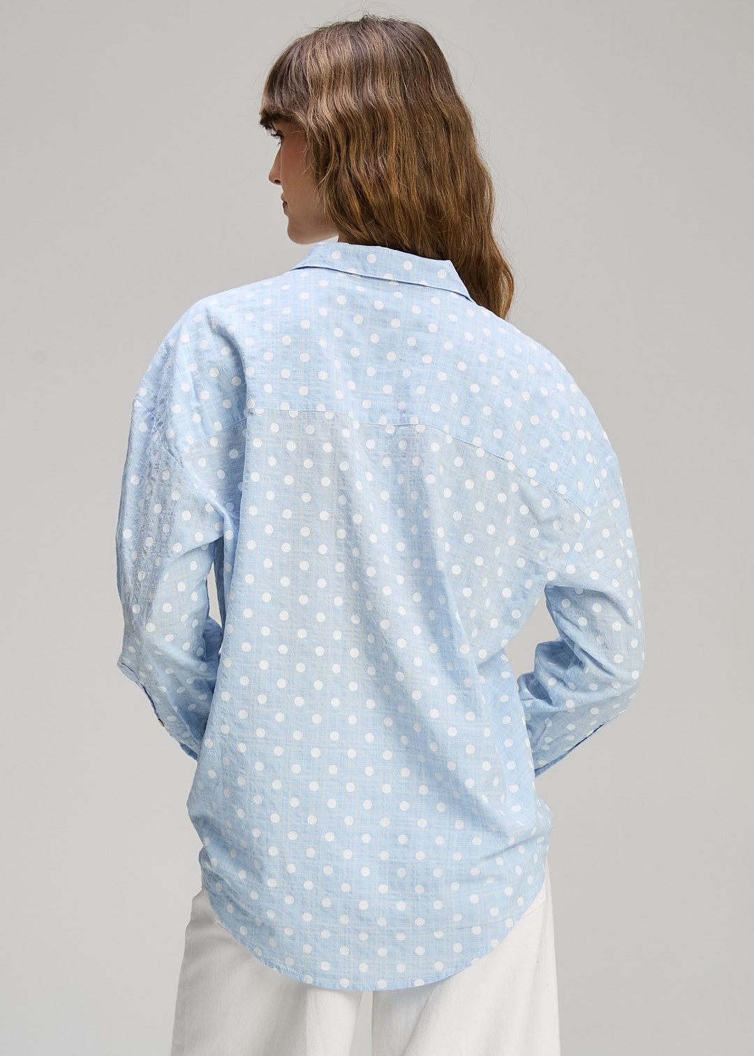 Spotty Shirt Esntl / Sportino White
