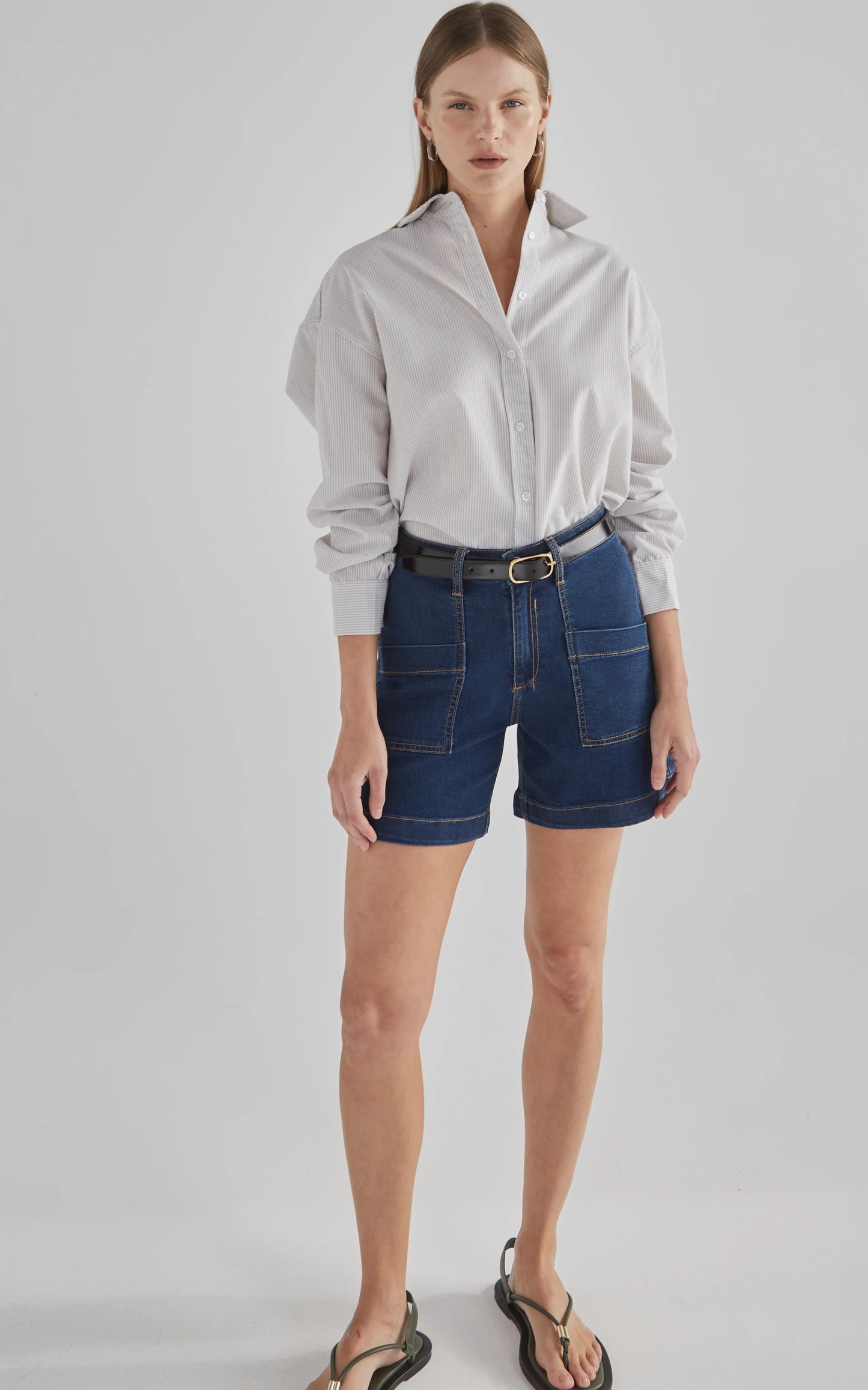 Zaplin Denim Shorts/Paris Blue