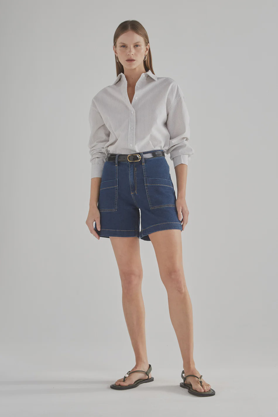 Zaplin Denim Shorts/Paris Blue