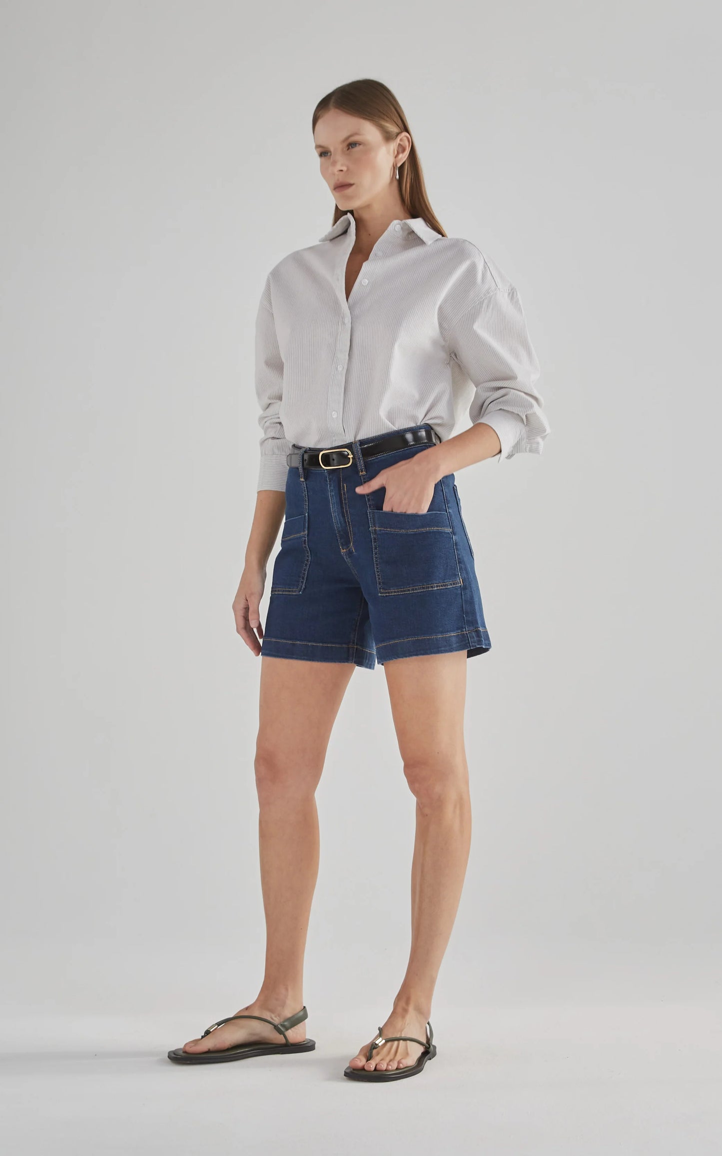 Zaplin Denim Shorts/Paris Blue