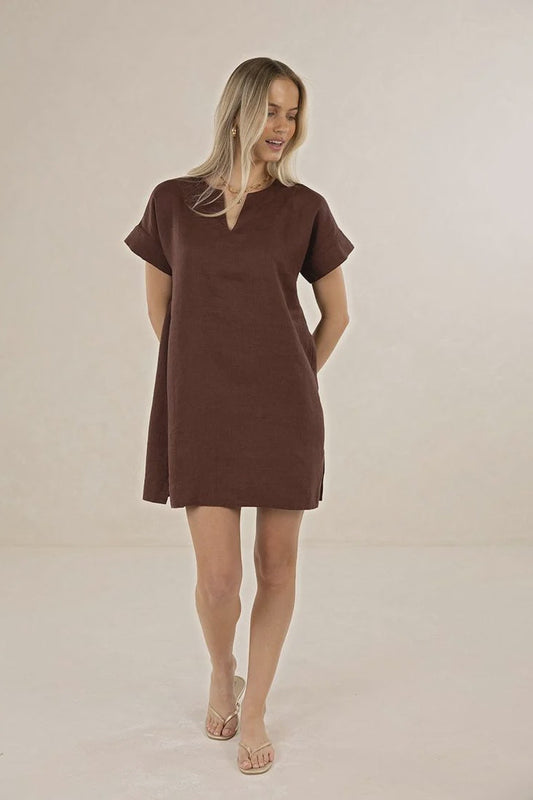 Yana Dress / Chocolate