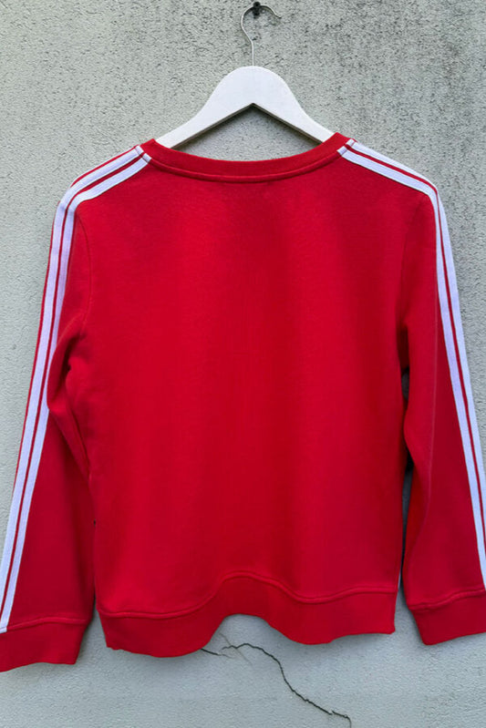 Arm Strip Sweater / Red