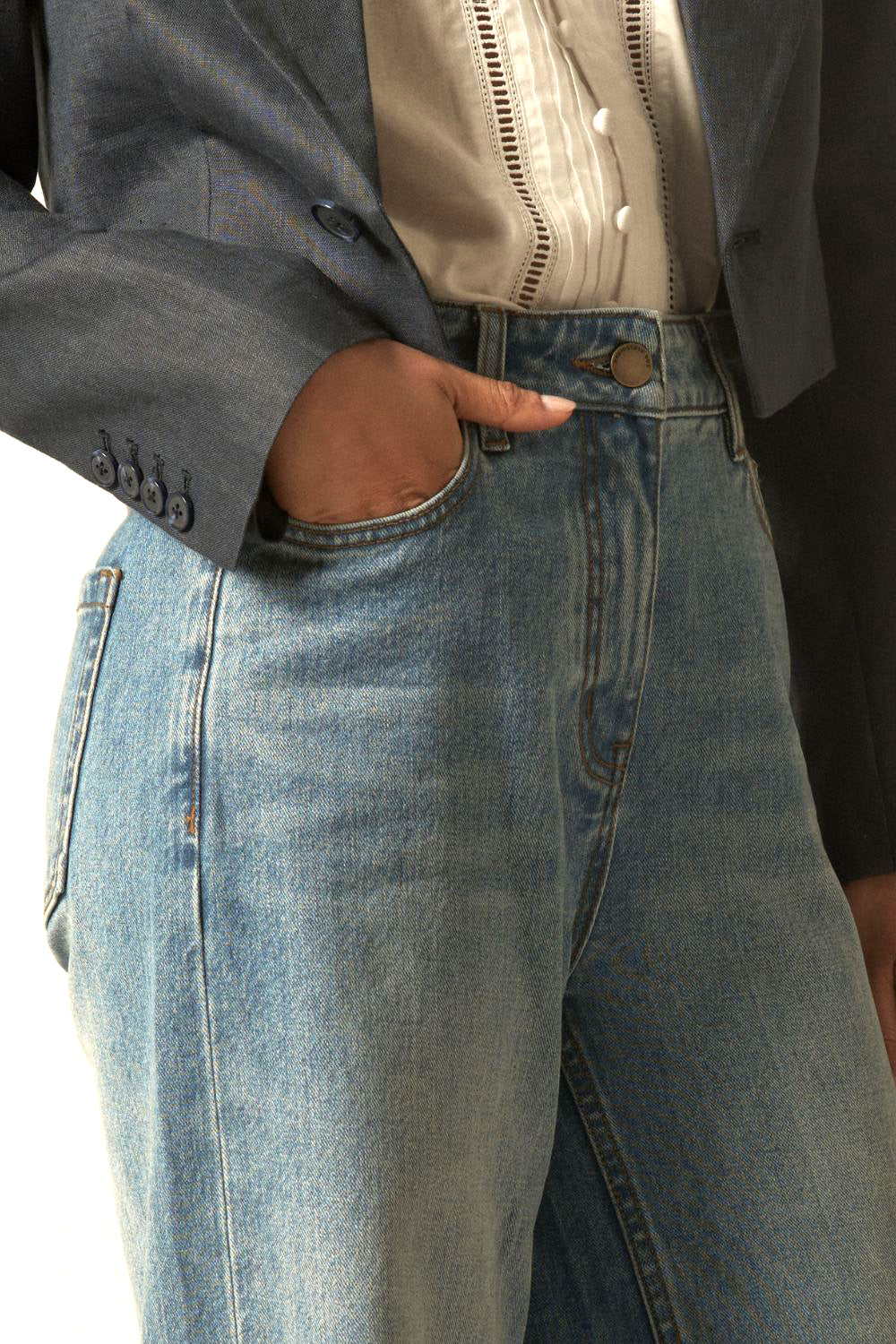 Aura Jean / Mid Denim