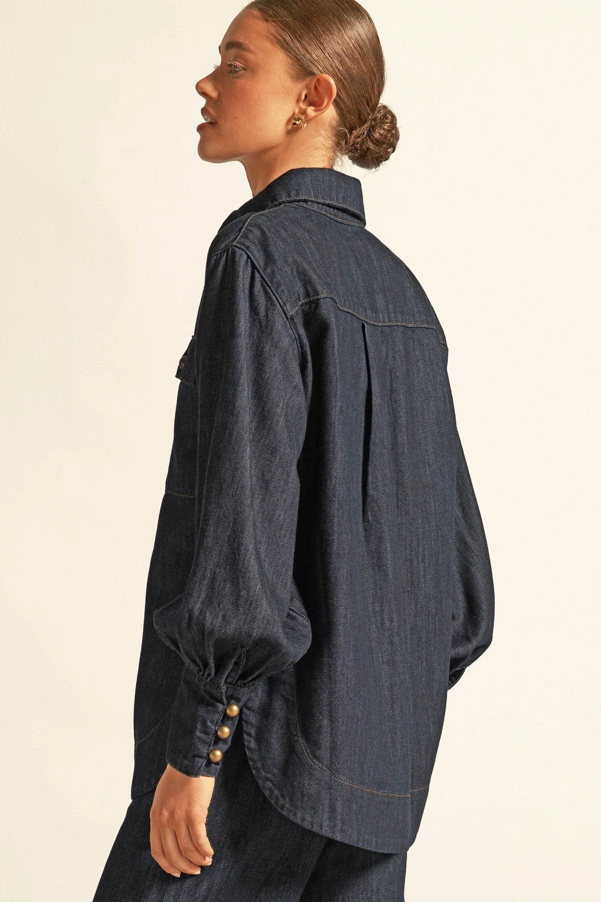Crest Top / Dark Denim
