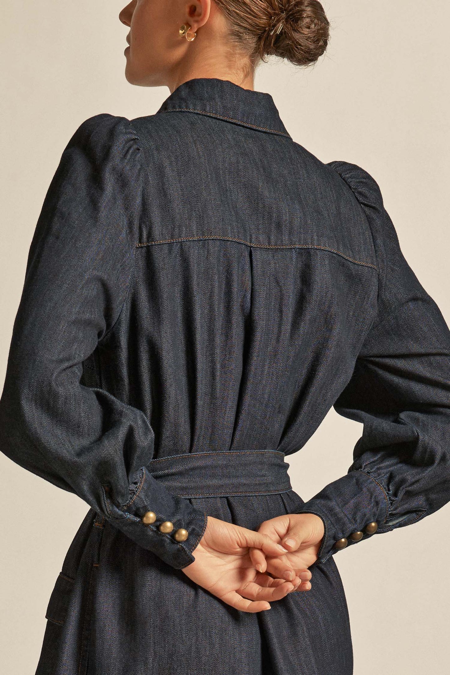 Echelon Dress / Dark Denim