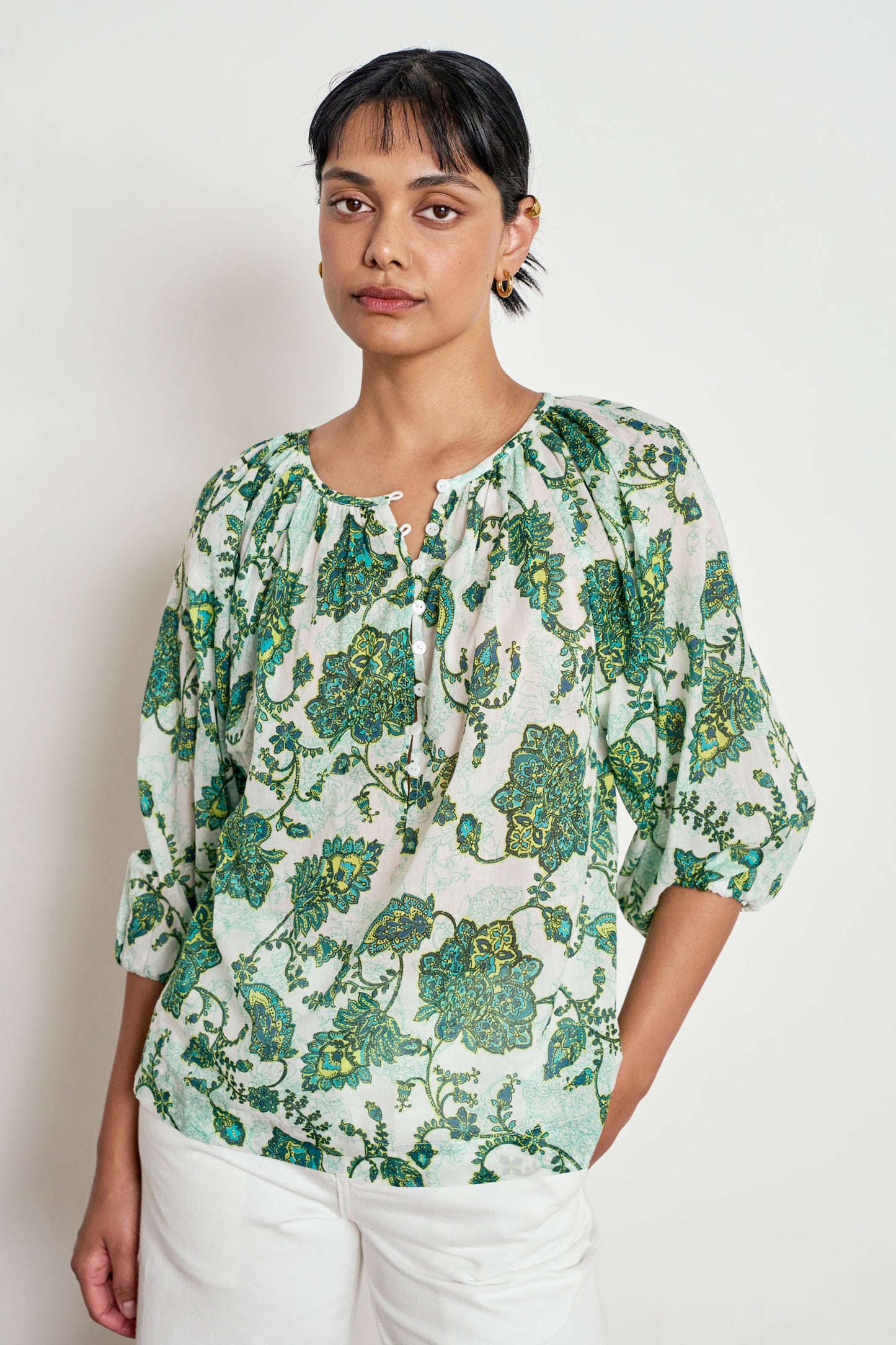Vow Top / Garden Paisley