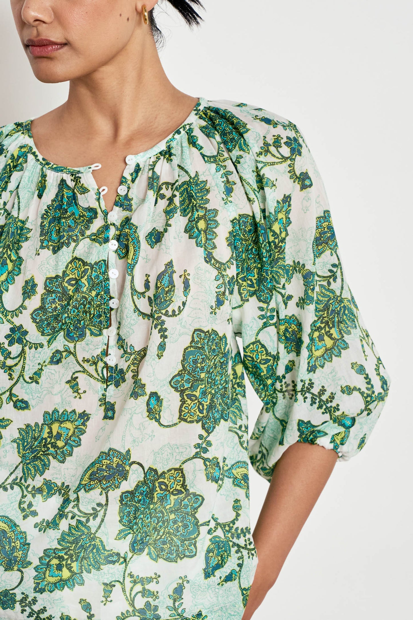 Vow Top / Garden Paisley