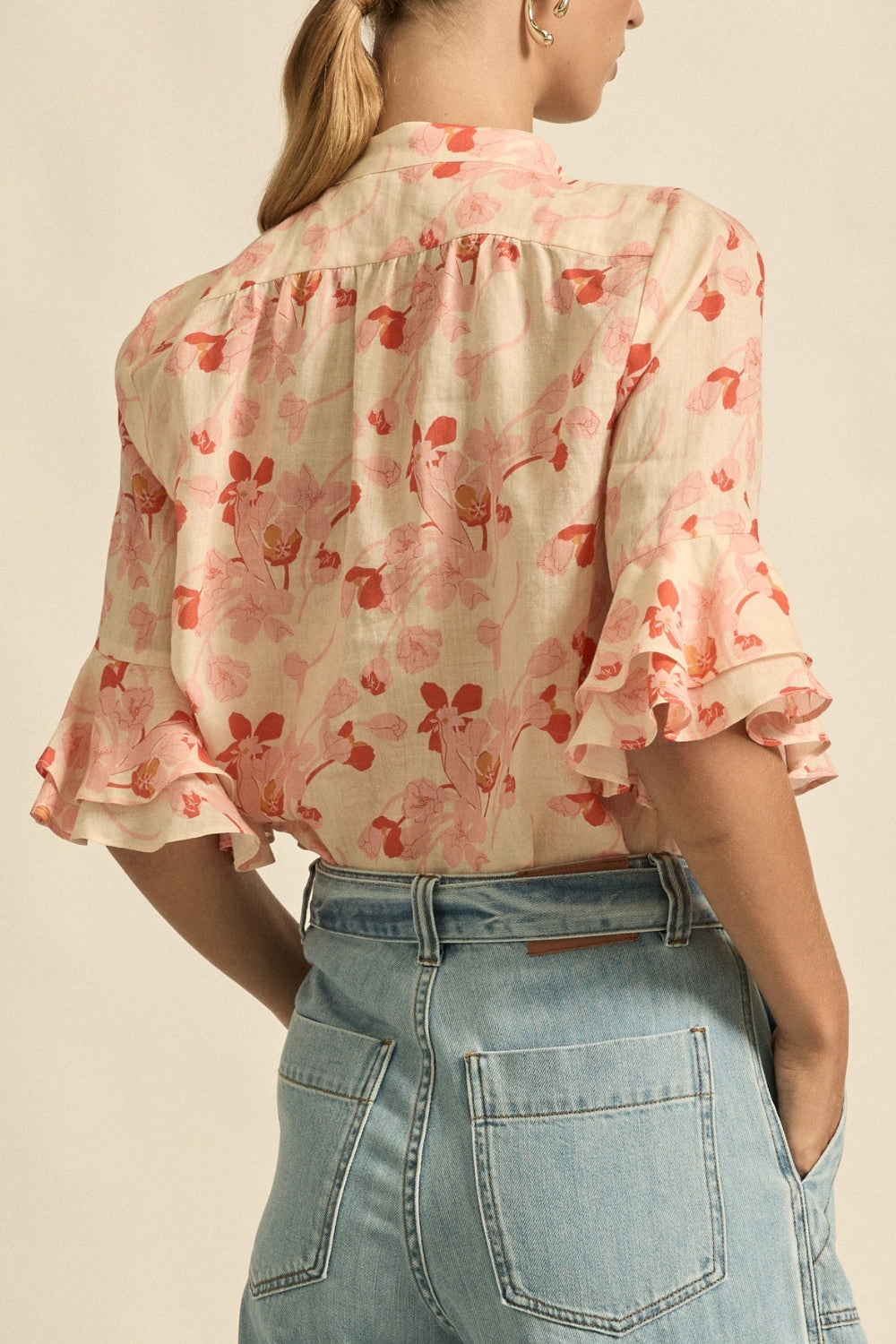 Fluctuate Top / Cherry Tulip