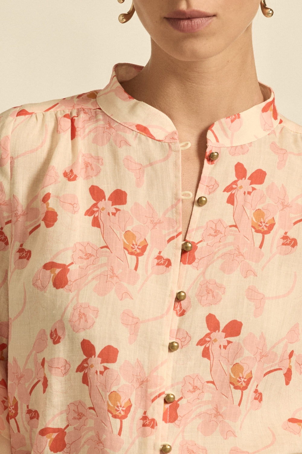 Fluctuate Top / Cherry Tulip