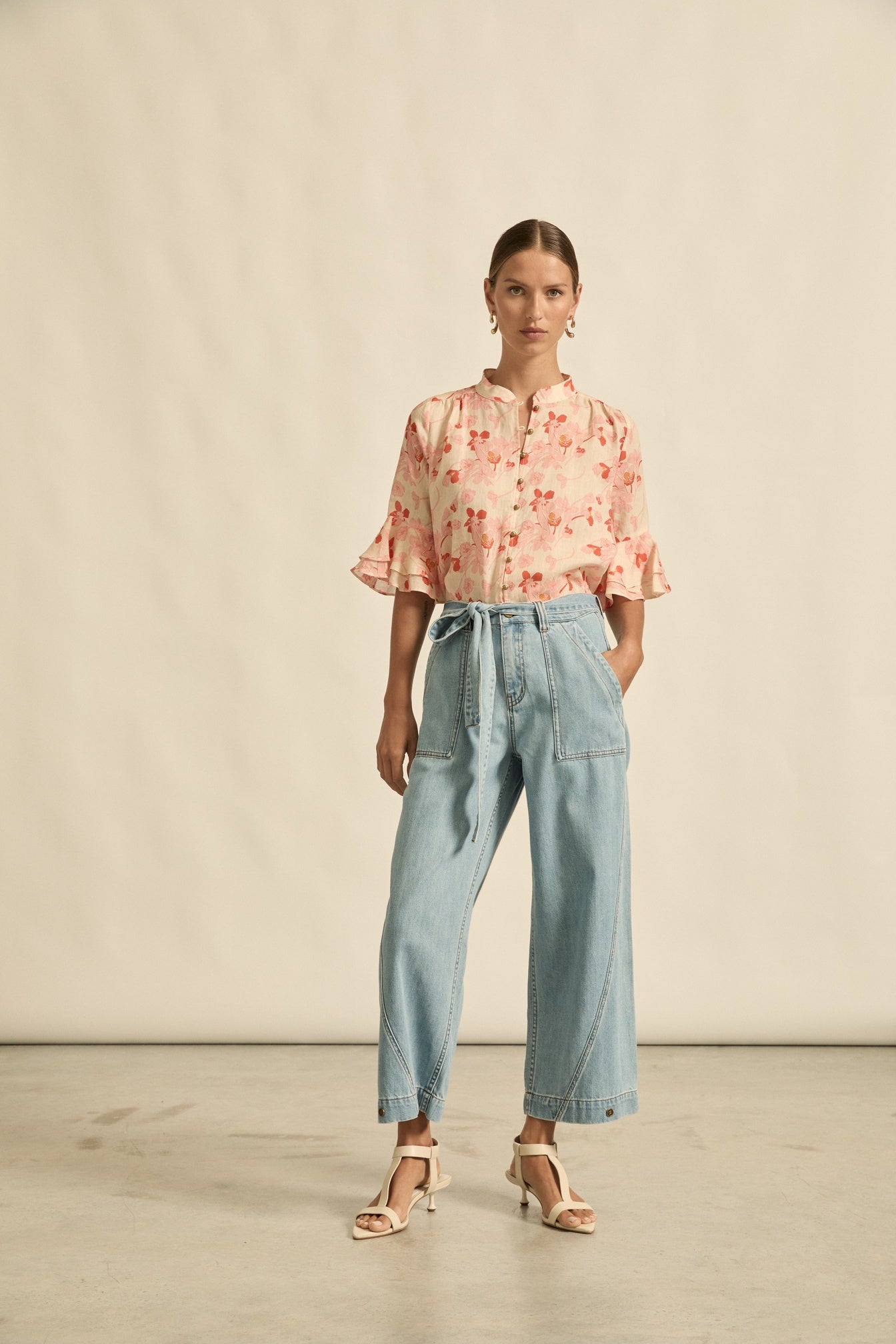 Fluctuate Top / Cherry Tulip