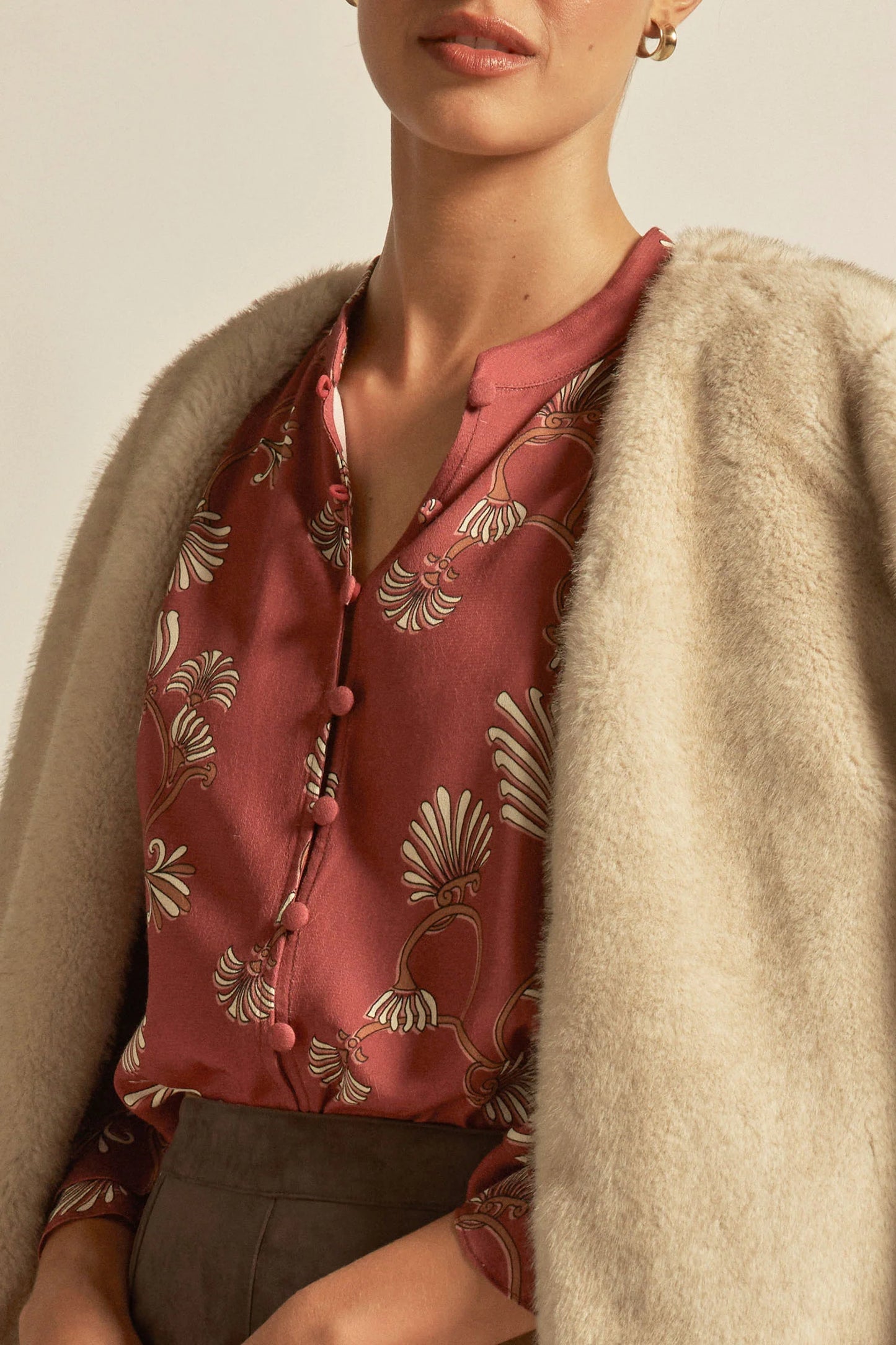 Gaze Top / Berry Nouveau
