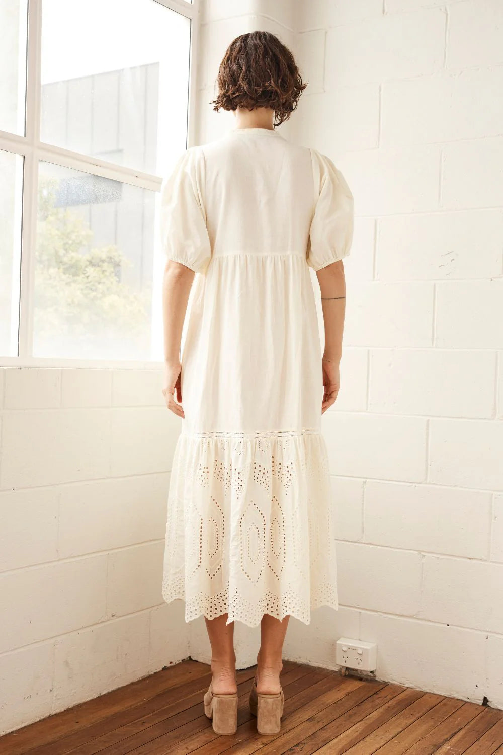 Helm Dress/Cream Broderie