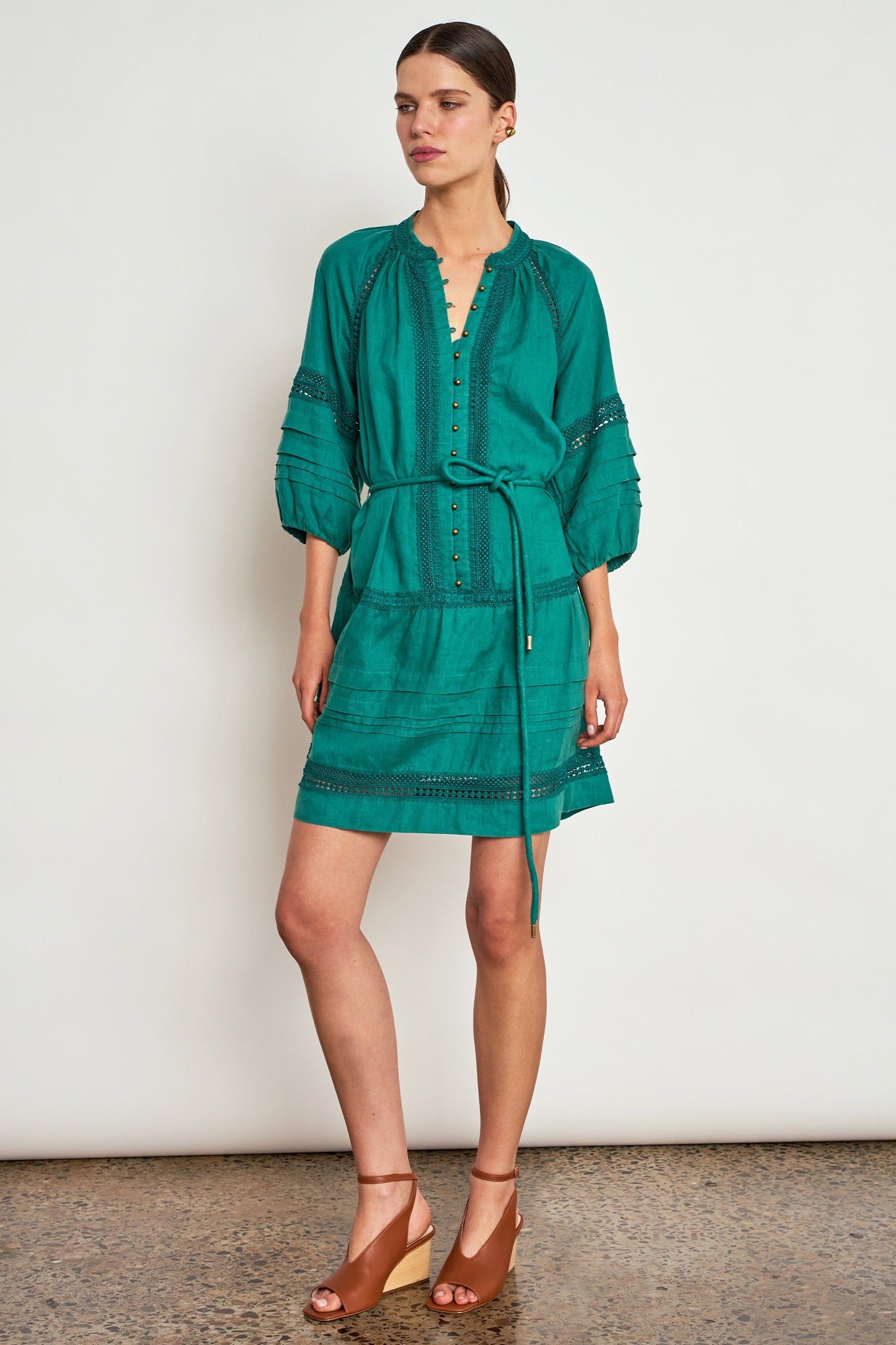 Jostle Dress / Cedar