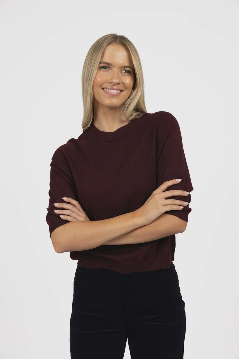 Grace top / Merlot