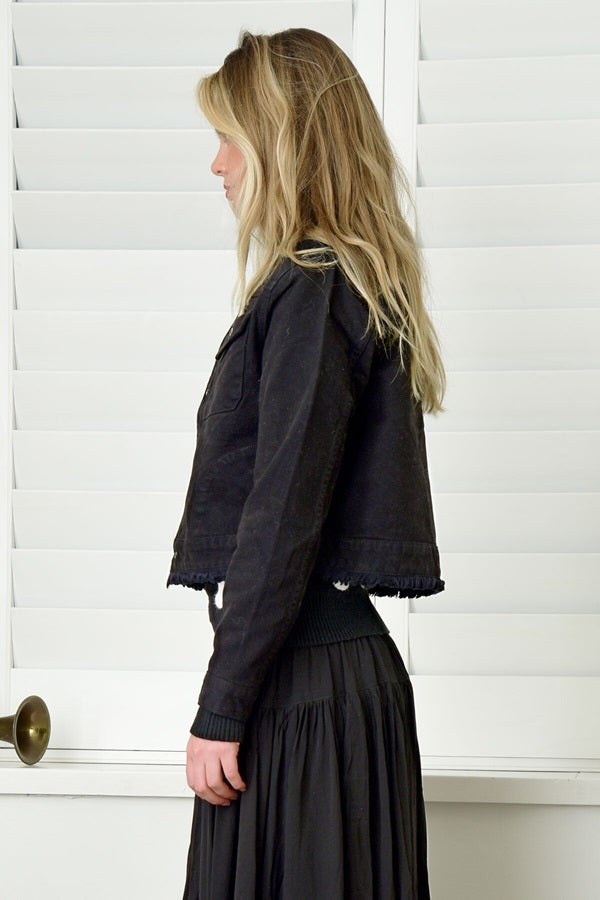 One Stop Crop Jacket /Black