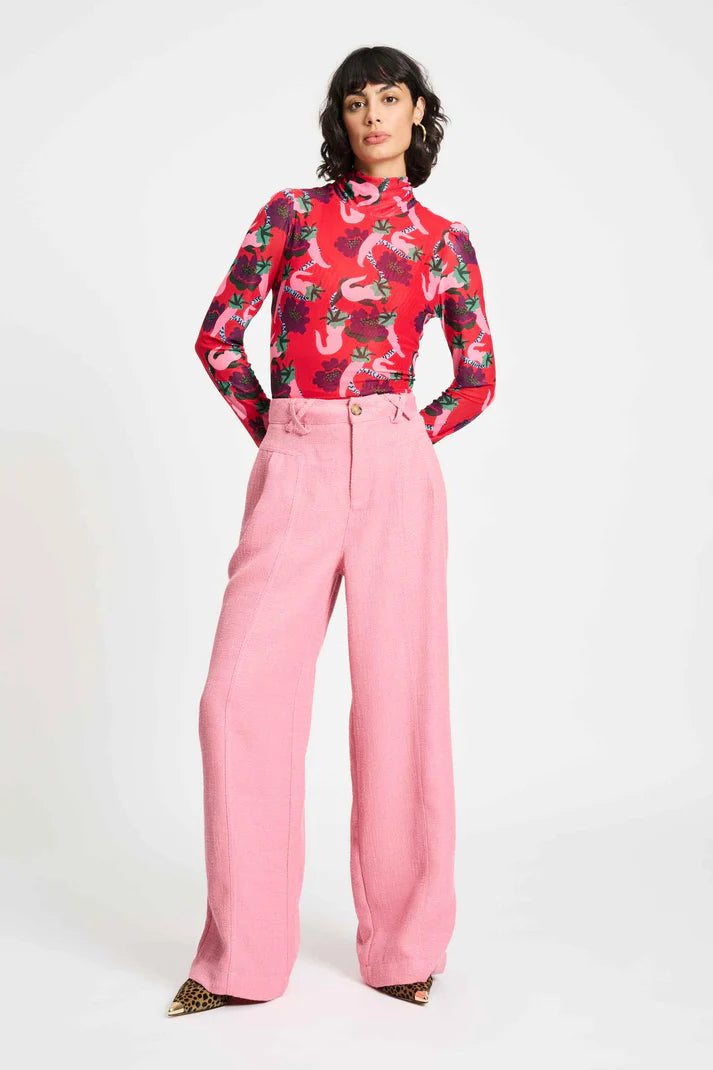 Picnic Delight Turtleneck / Red