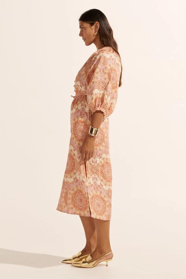 Sojourn Dress /Sunset Mosiac