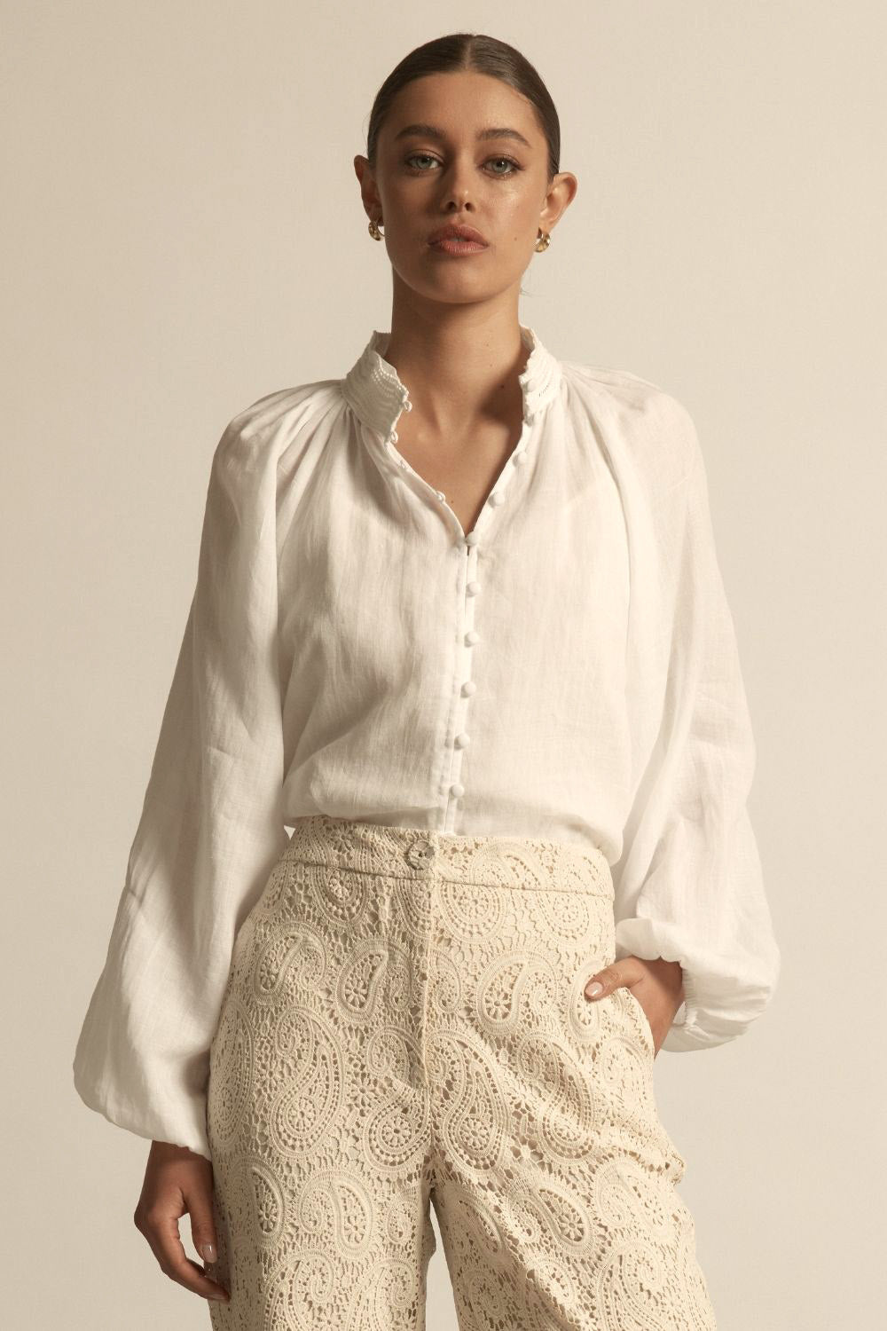 Solstice Top / Porcelain