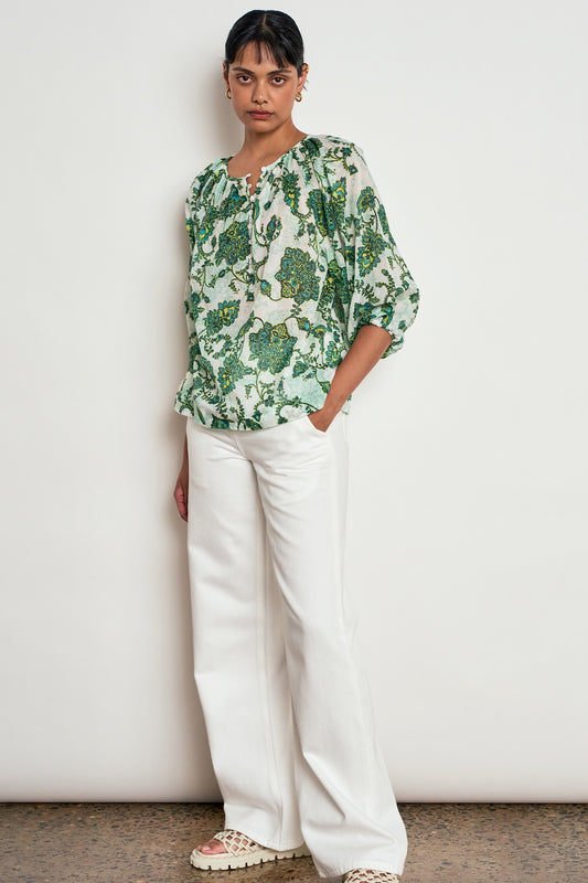 Vow Top / Garden Paisley