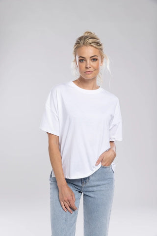 Paola Shirt /Pebble-White