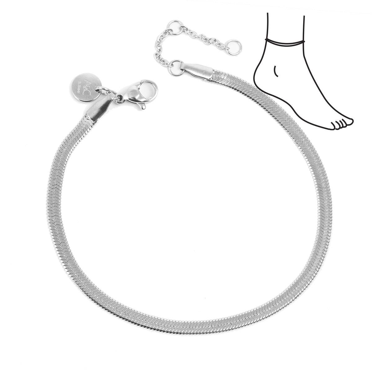 Snake Steel Anklet