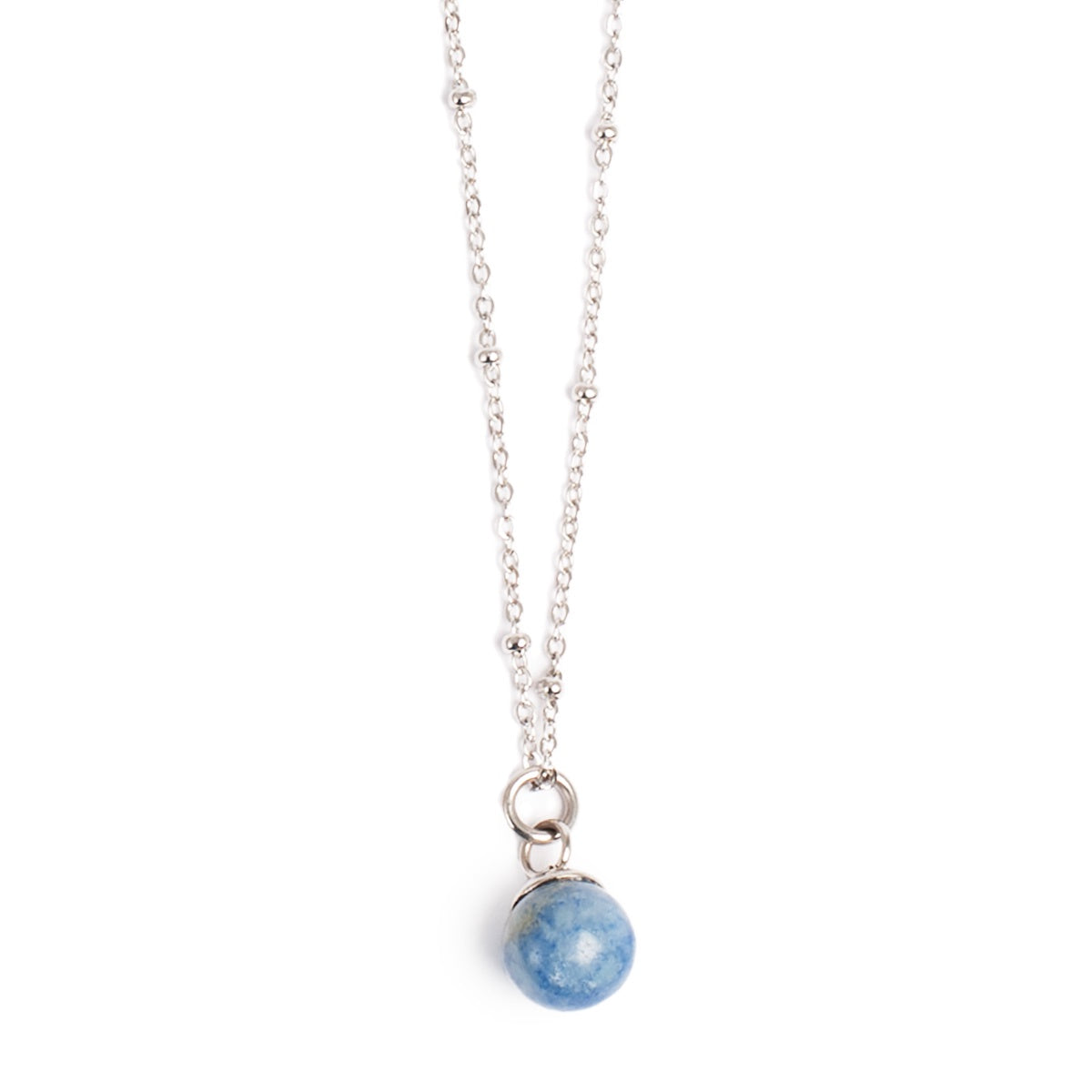 Blue Aventurin Necklace /Silver