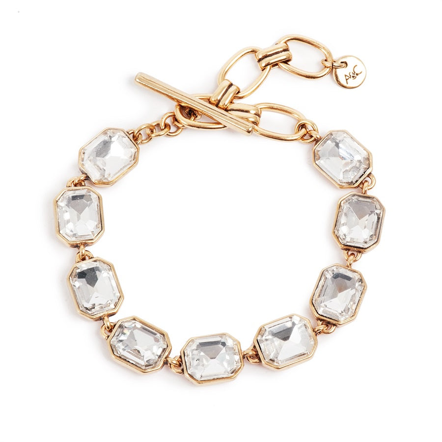 Reflection Crystal Bracelet/Gold